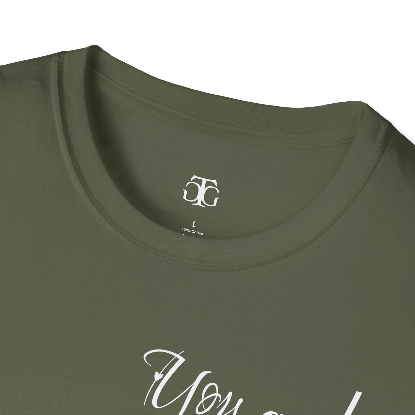 Farbenfrohes Valentinstag-T-Shirt für Paare mit KLEINEN Text „DU UND ICH“