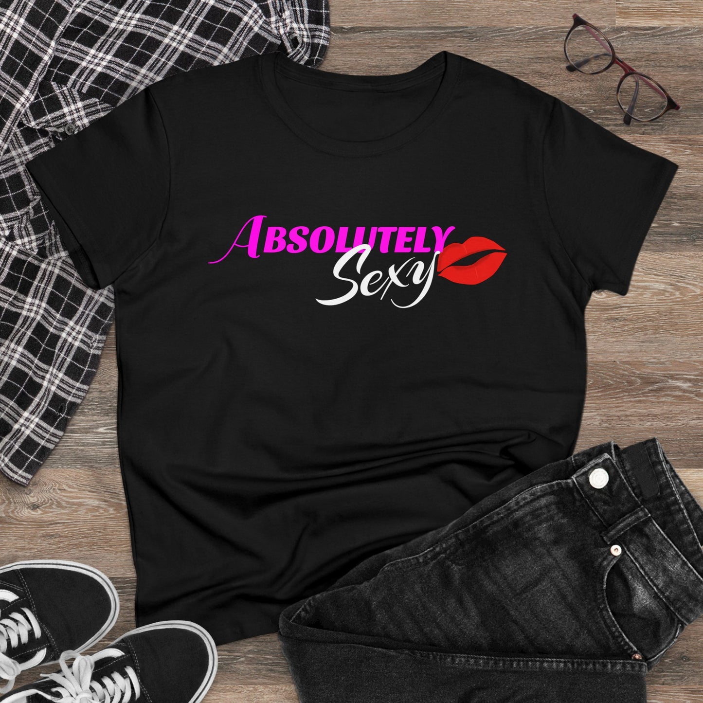 Women Empowerment Shirt, "Absolutely Sexy" Shirt, Short Sleeve Printed Tee