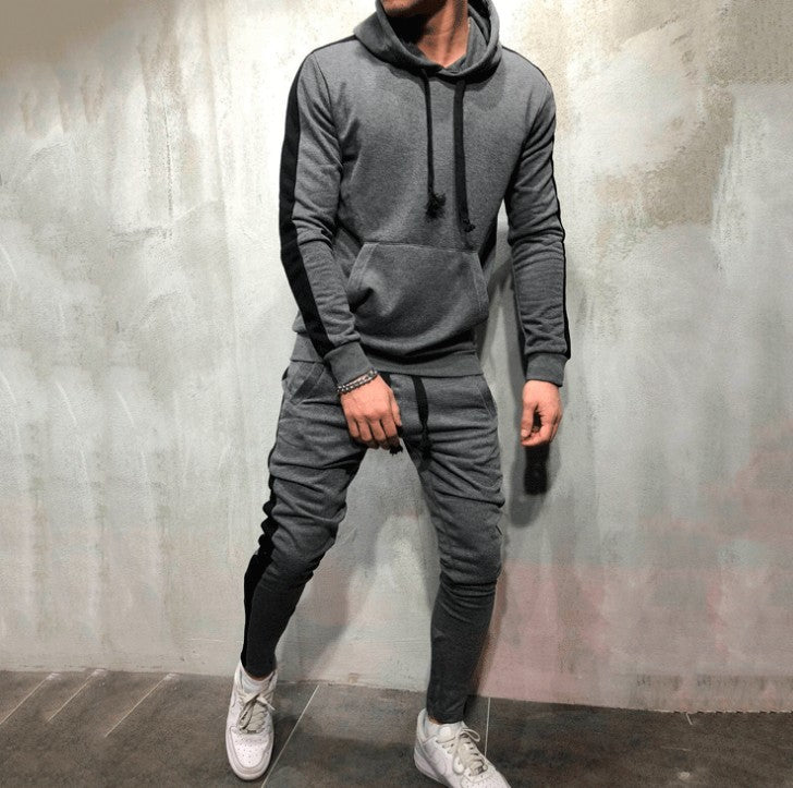 NGTG VORTEX Men’s Hooded Button-Up Cardigan & Jogger Set