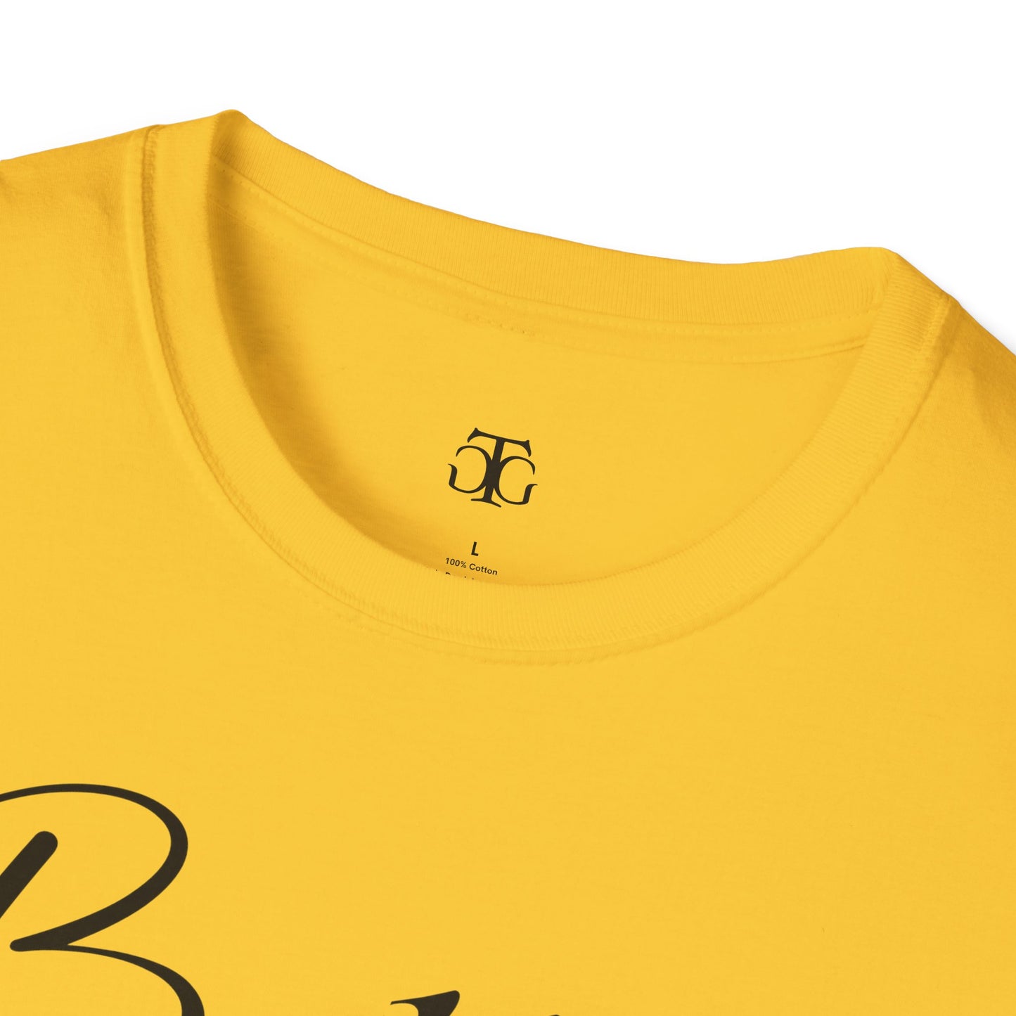 Farbenfrohes Valentinstag-T-Shirt für Paare mit großem Text „BETTER“