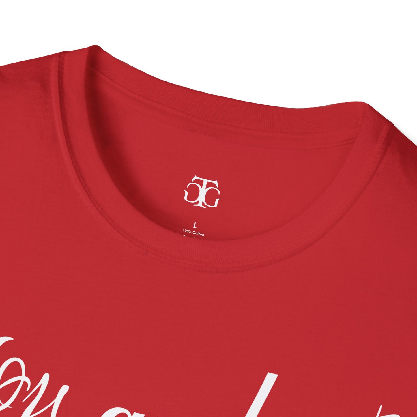 Farbenfrohes Valentinstag-T-Shirt für Paare mit einem GROSSEN Text „DU UND ICH“