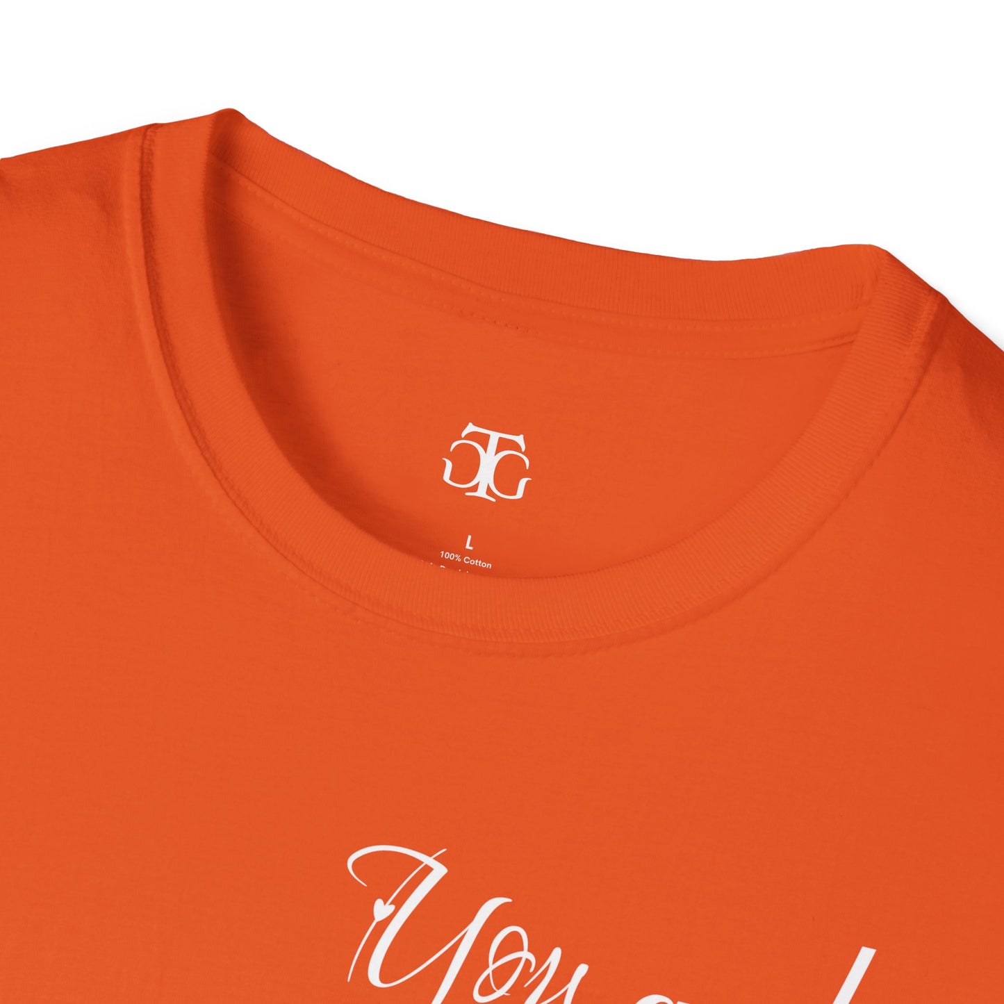Farbenfrohes Valentinstag-T-Shirt für Paare mit KLEINEN Text „DU UND ICH“