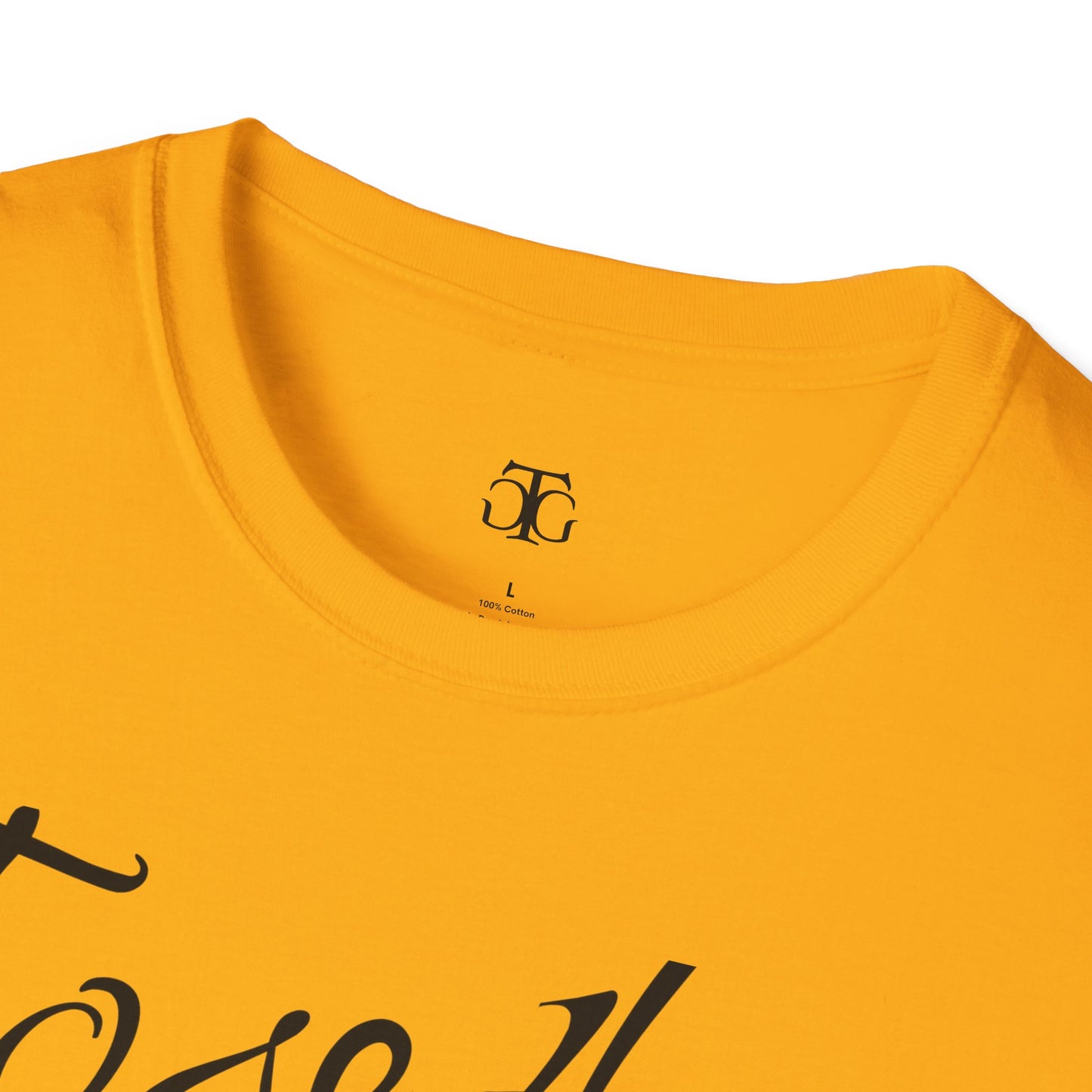 Farbenfrohes Valentinstag-T-Shirt für Paare mit großem Text „TOGETHER“