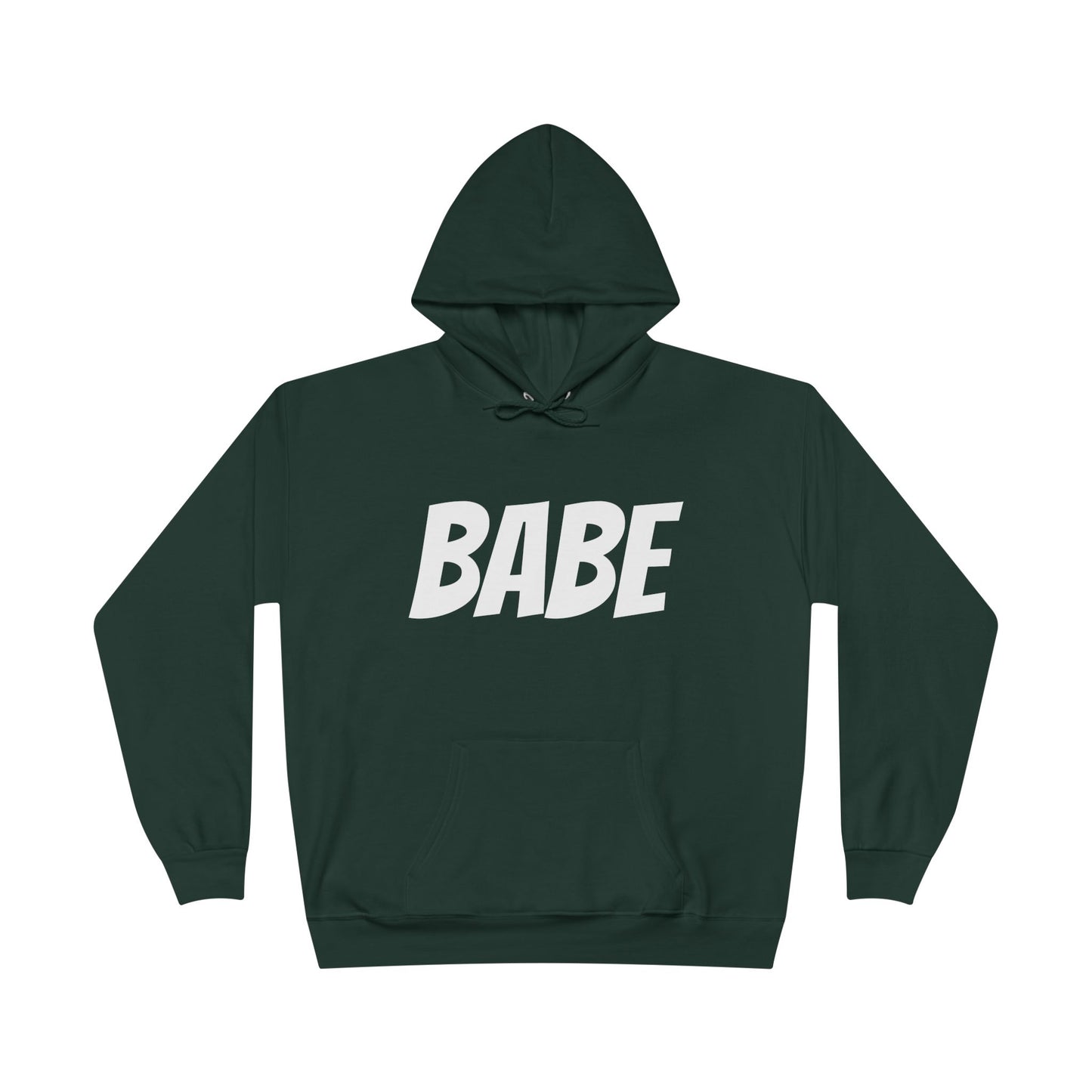 Damen Hoodie mit "BABE" Text Print