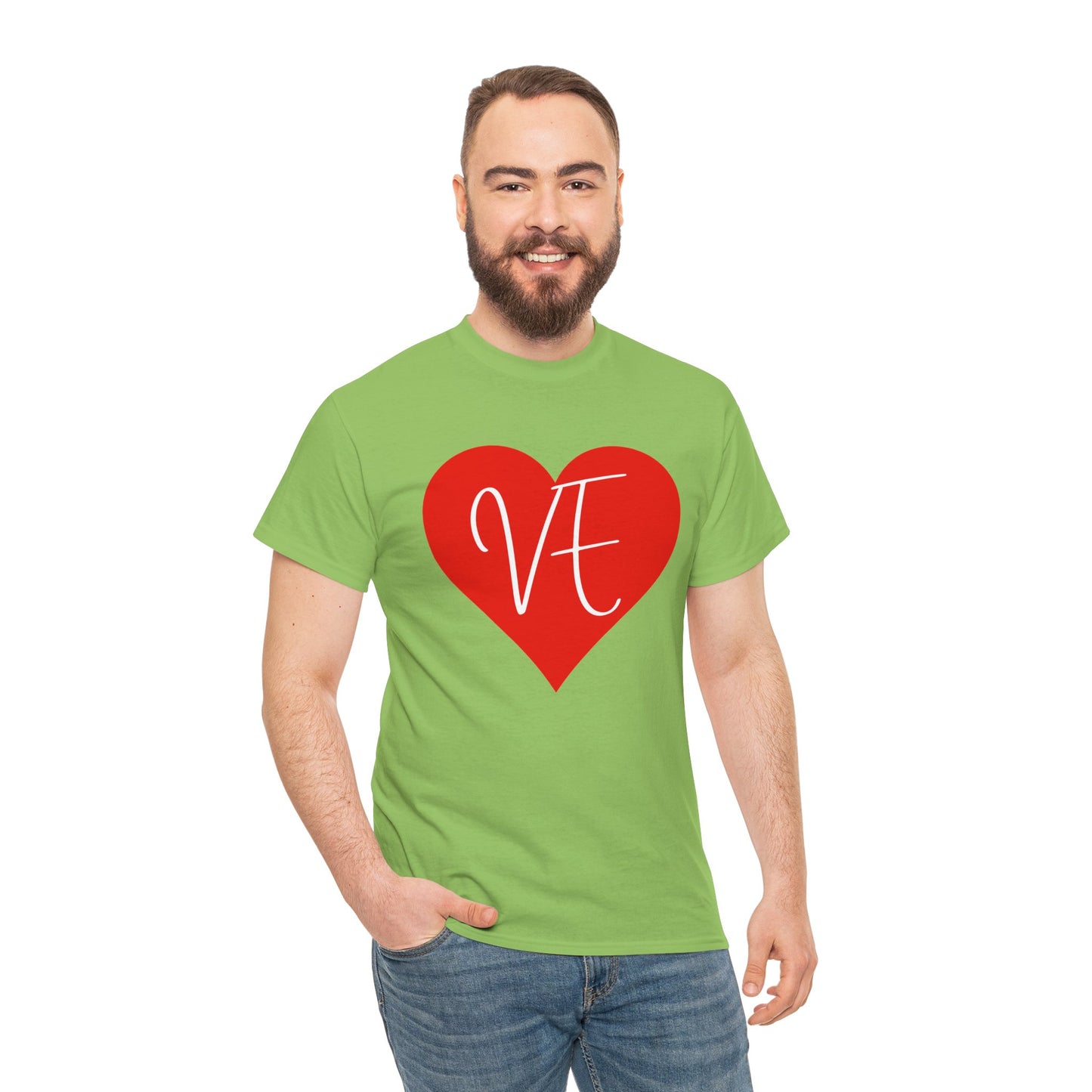 Valentinstag-Paar-T-Shirt „VE“
