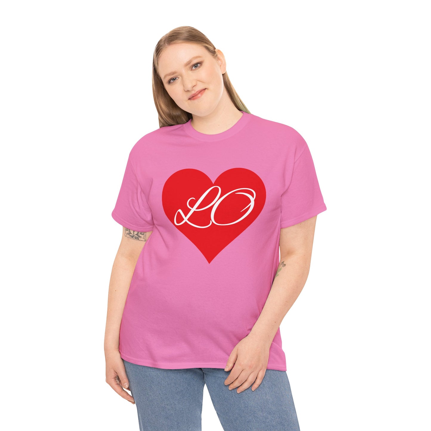 Valentinstag-Paar-T-Shirt „LO“