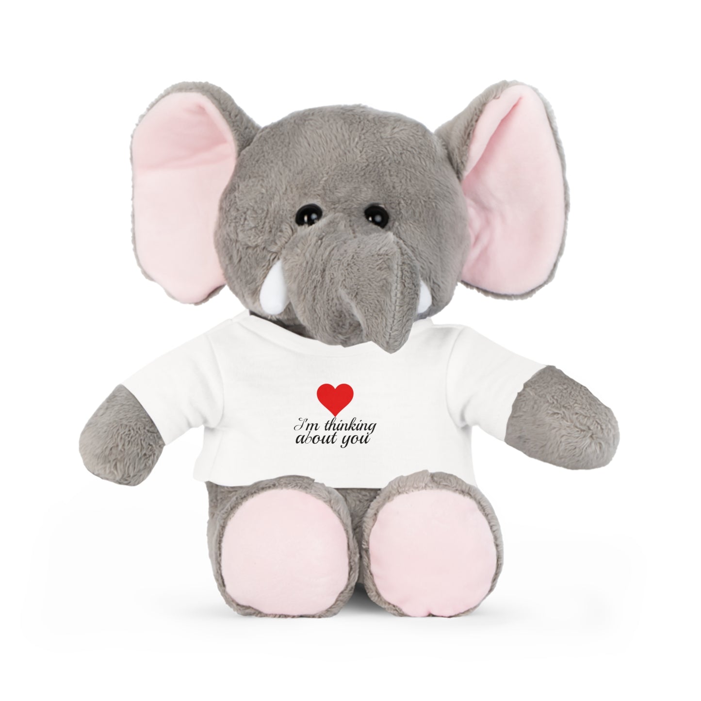 Stuffed Toy "I'm Thinking About You" for Valentine's Day or Anniversary, Gift for Girlfriend, Plush Toy, Plushies