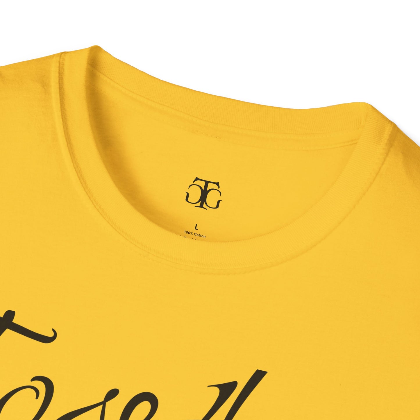 Farbenfrohes Valentinstag-T-Shirt für Paare mit großem Text „TOGETHER“