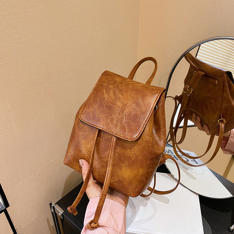 NGTG EVERYDAY Cute Simplistic Small Retro Backpack