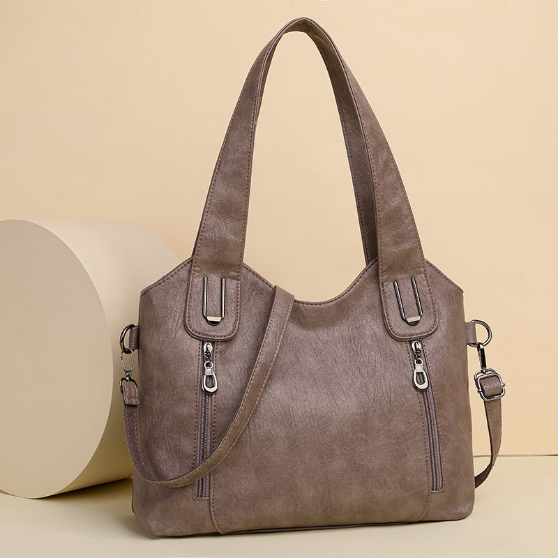 NGTG AMOR Spacious Fashion Leather Shoulder Bag