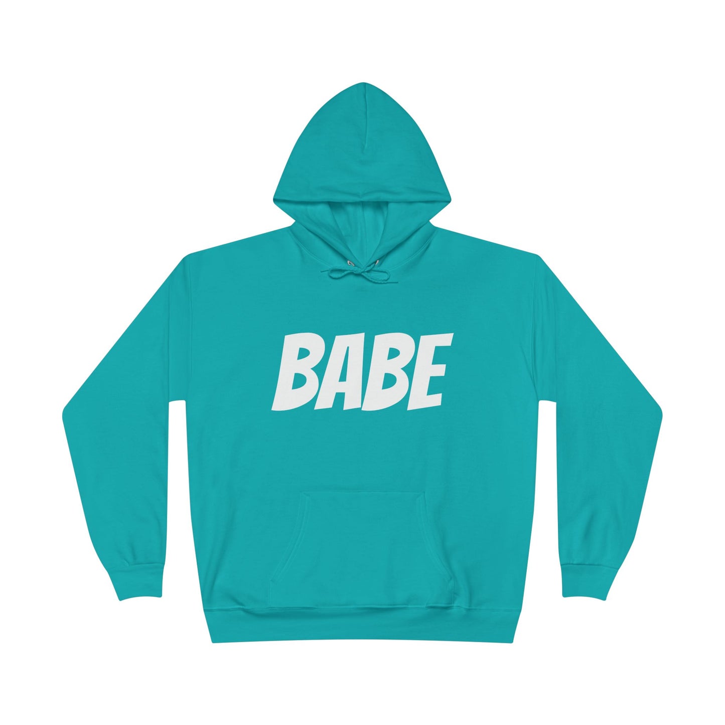 Damen Hoodie mit "BABE" Text Print
