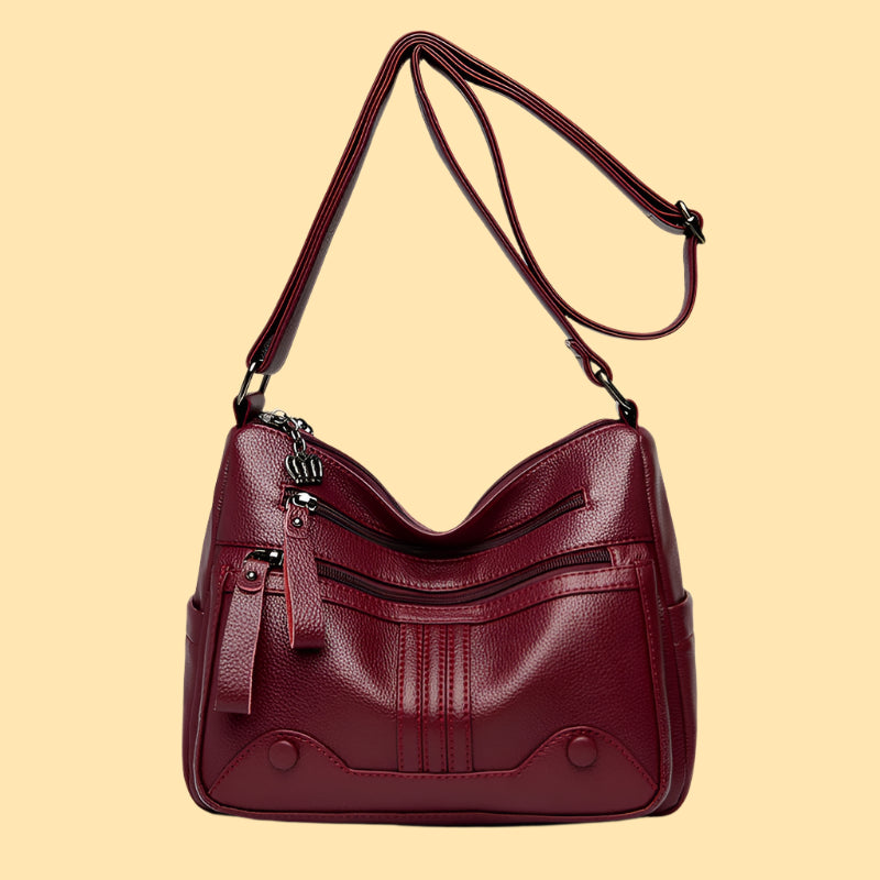 NGTG EVERYDAY Cathy Spacious Genuine Leather Messenger Bag