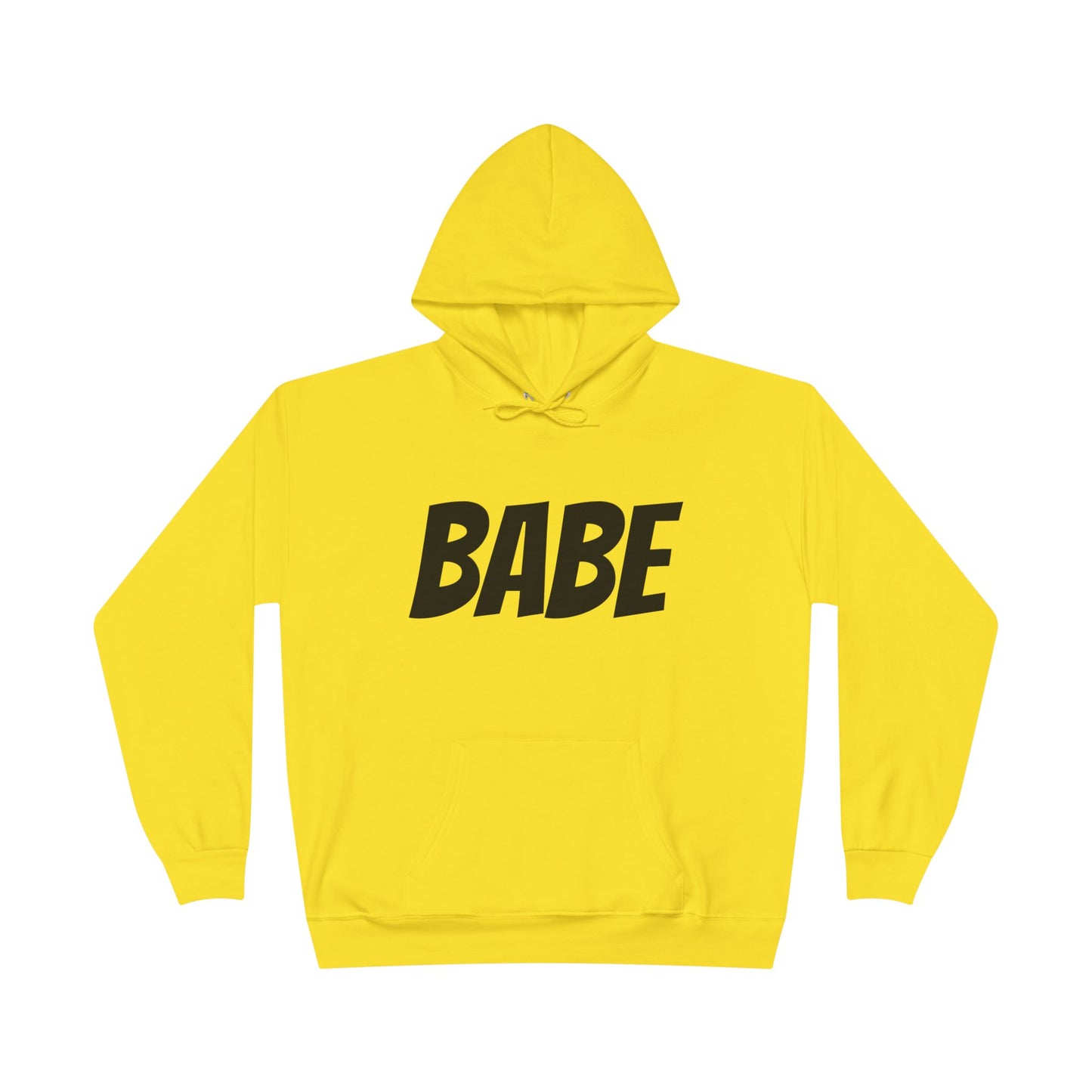 Damen Hoodie mit "BABE" Text Print