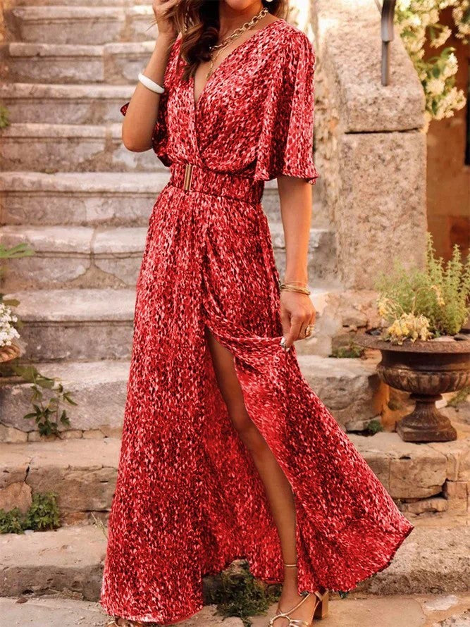 NGTG Summer Slimming Vibrant Maxi Dress