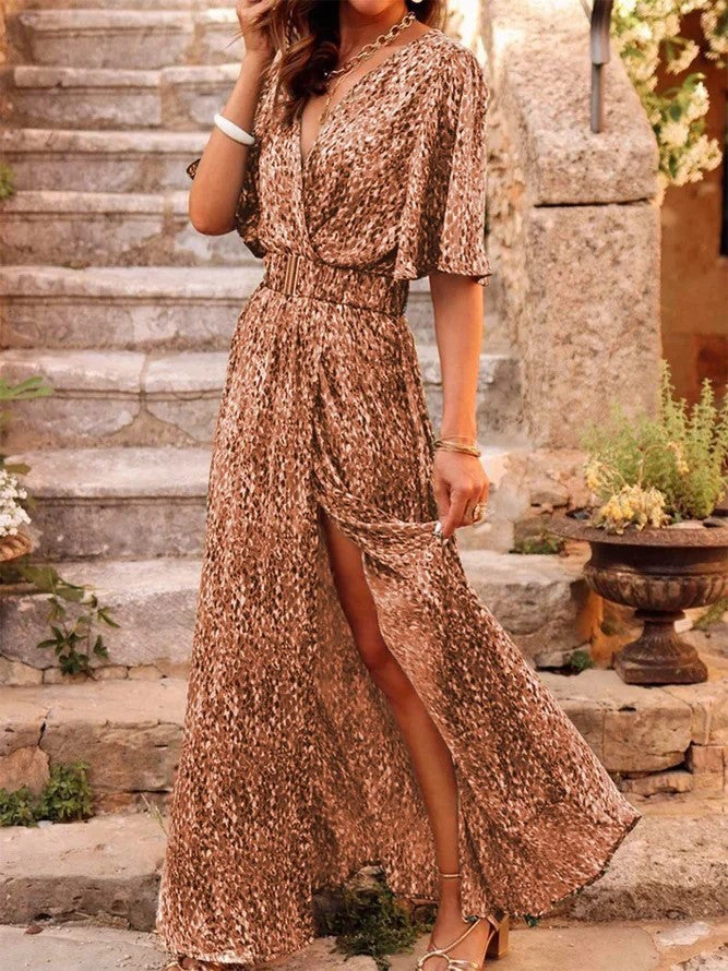 NGTG Summer Slimming Vibrant Maxi Dress