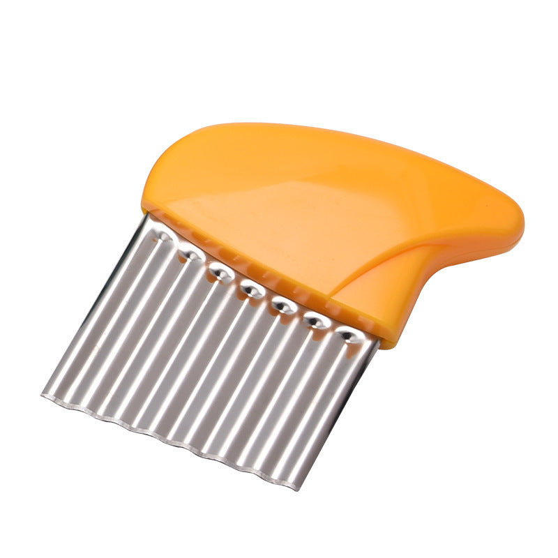 NGTG Potato Cutter French Fries Slicer, Ribbed Fruits and Vegetables