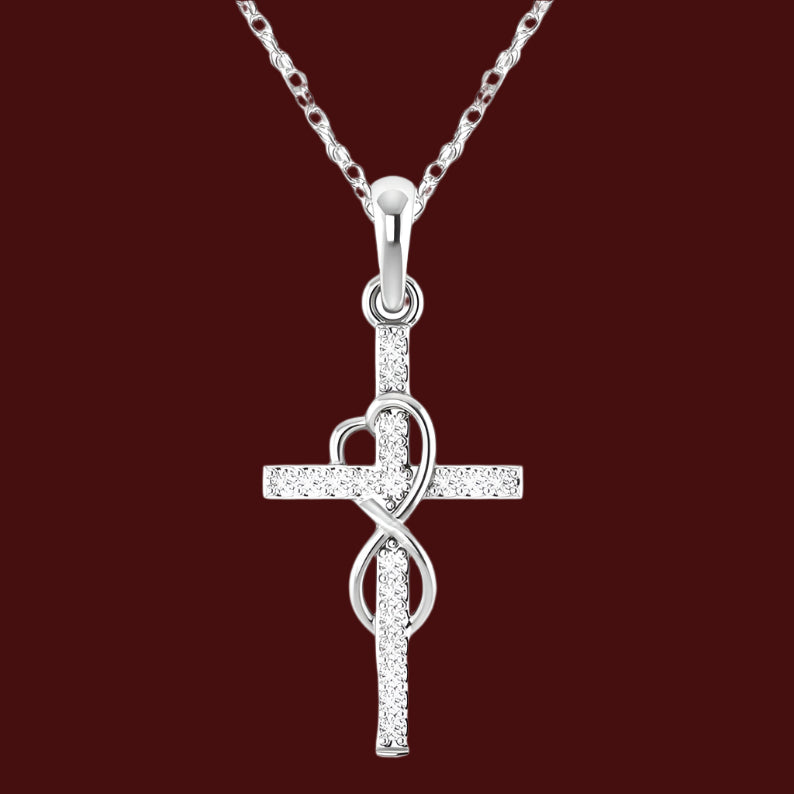 Infinity Cross Necklace