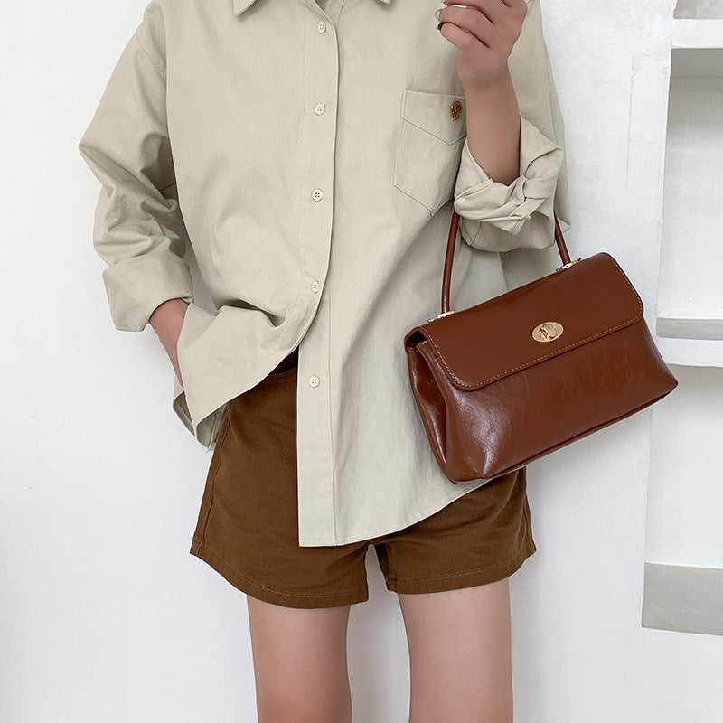 NGTG PARIS Elegant Mirage Faux Leather Crossbody Bag