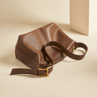 NGTG PARIS Spacious Lux Glamour Leather Tote Bag