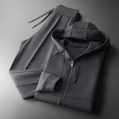 NGTG LUXX Men's Refined Elegant Sweater and Trousers Two-Piece Suave Set