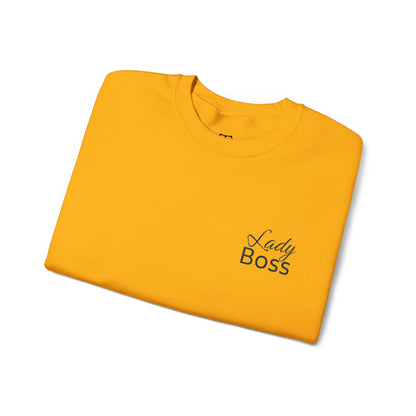 Besticktes „Lady Boss“-Sweatshirt (helle Farben)