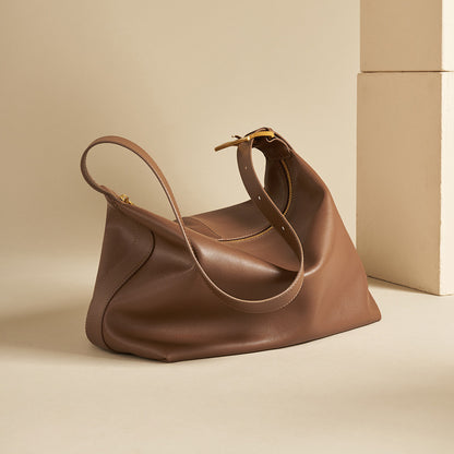 NGTG PARIS Spacious Lux Glamour Leather Tote Bag