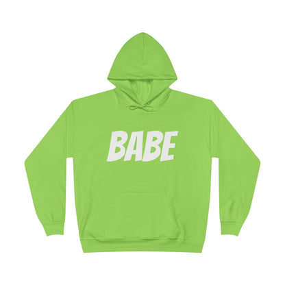 Damen Hoodie mit "BABE" Text Print 