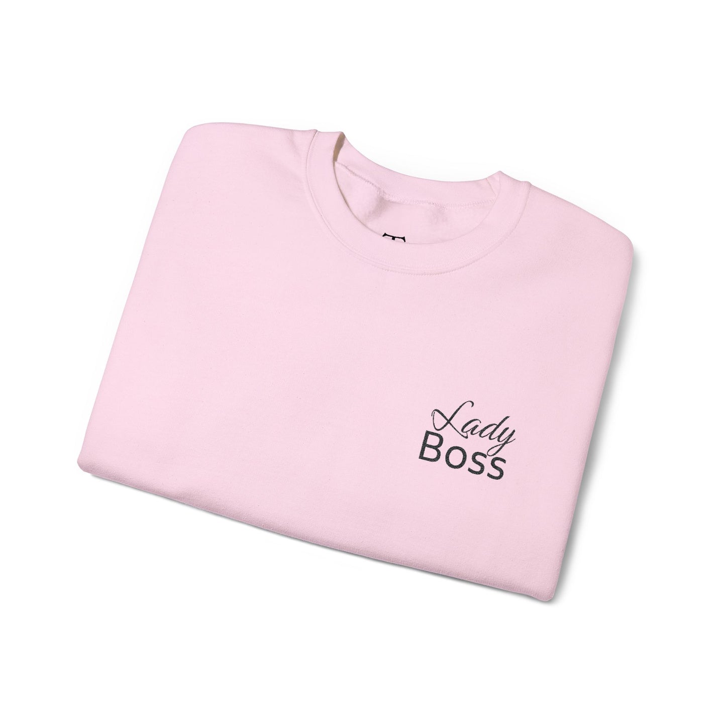 Besticktes „Lady Boss“-Sweatshirt (helle Farben)