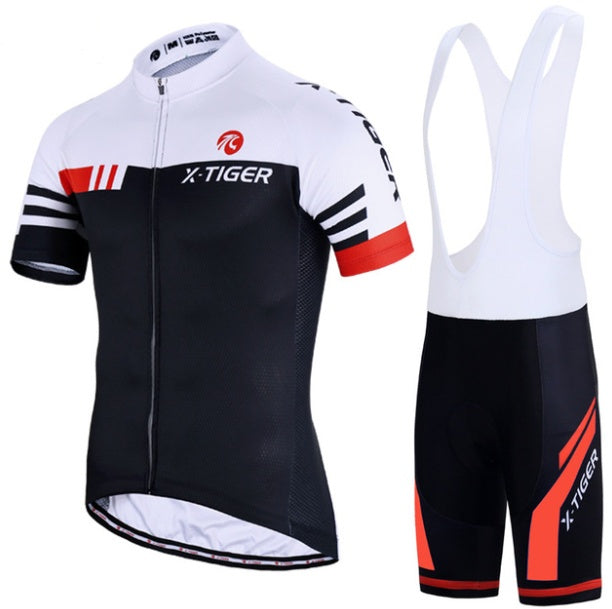 Red White Comfortable Cycling Set