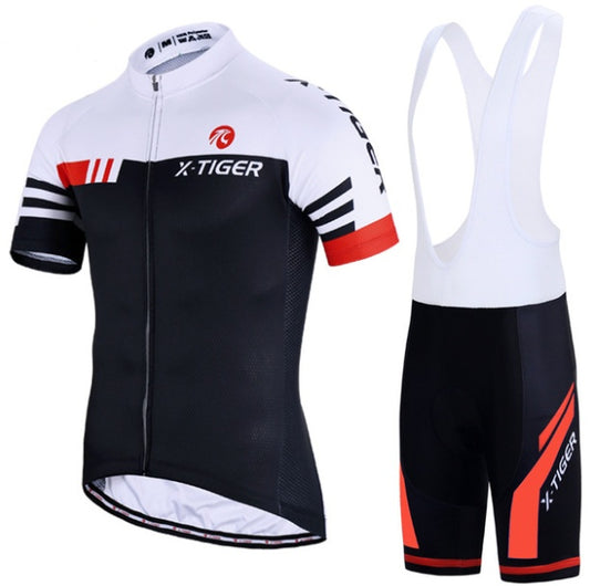 Red White Comfortable Cycling Set