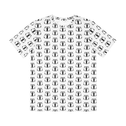 Men's Polyester Tee (AOP), Men's Shirt with Brand Logo All-Over Print