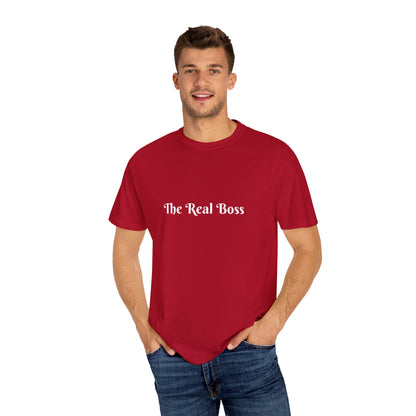 Unisex "The Real Boss" T-shirt