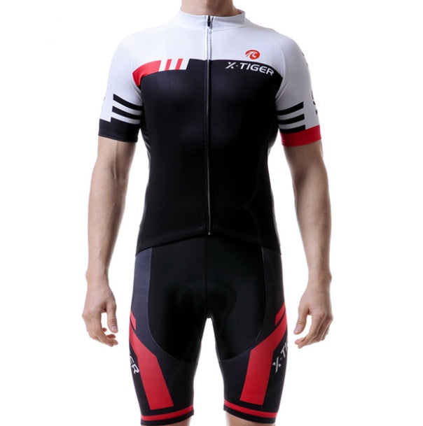 Red White Comfortable Cycling Set