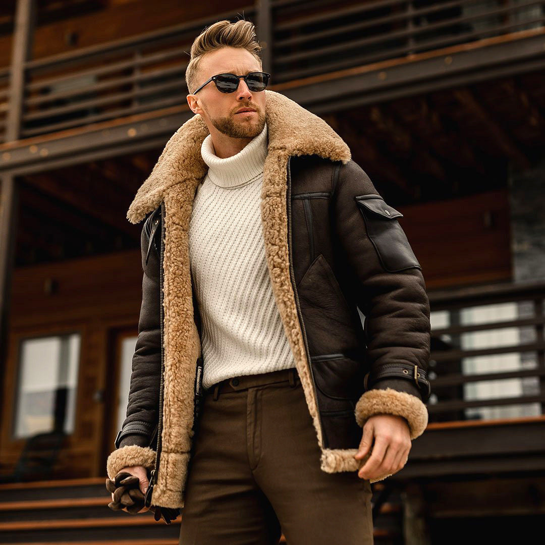NGTG VORTEX Men's Fashionable Warm Tactical Fleece Winter Coat
