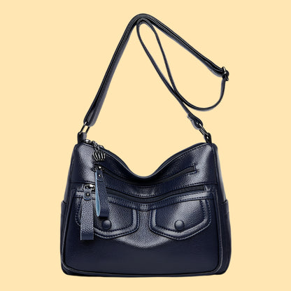 NGTG EVERYDAY Cathy Spacious Genuine Leather Messenger Bag