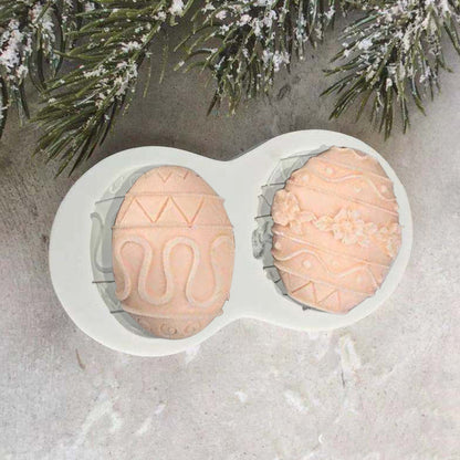NGTG 3D Silicone Bunny Easter Eggs Baking Mold Cake Accessories