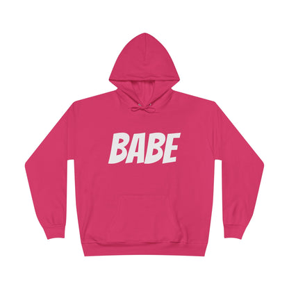 Damen Hoodie mit "BABE" Text Print 