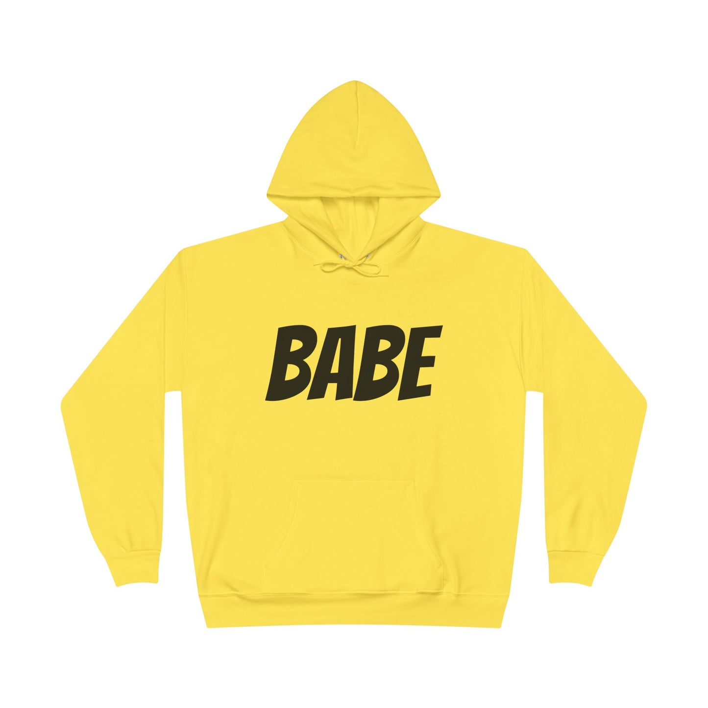 Damen Hoodie mit "BABE" Text Print 