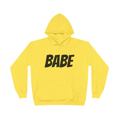 Damen Hoodie mit "BABE" Text Print 