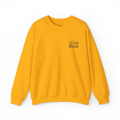 Besticktes „Lady Boss“-Sweatshirt (helle Farben)