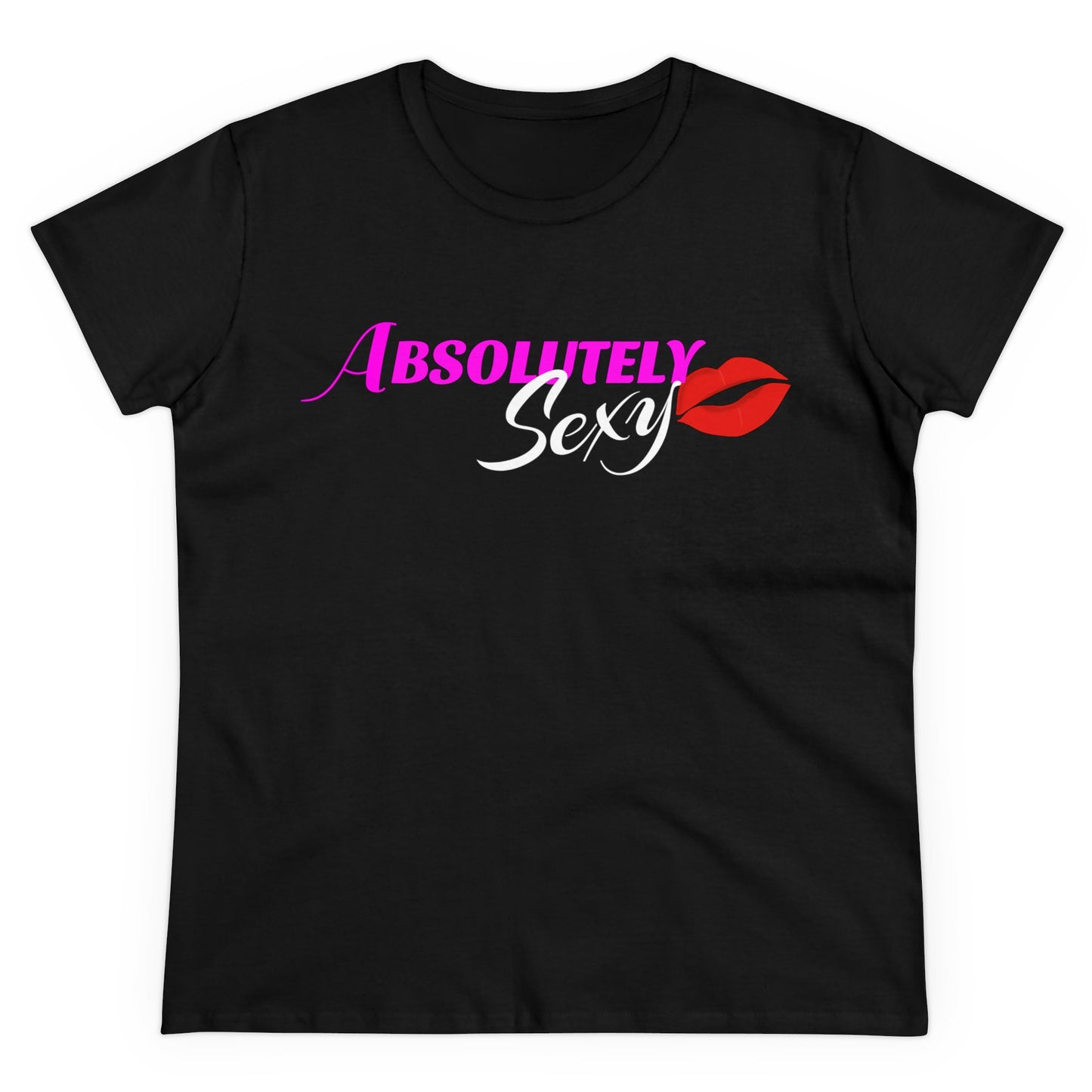 Frauen-Empowerment-Shirt, „Absolutely Sexy“-Shirt, kurzärmliges bedrucktes T-Shirt