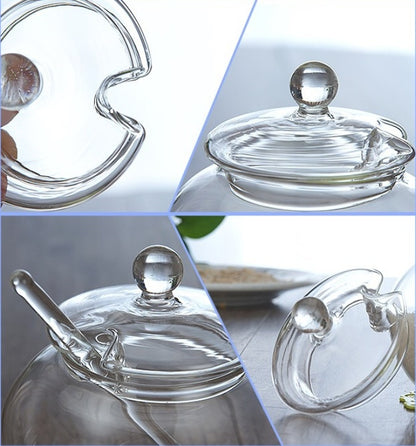 NGTG Sugar Salt Candy Condiments Glass Jar