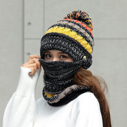 Koreanische Winterstrickmütze