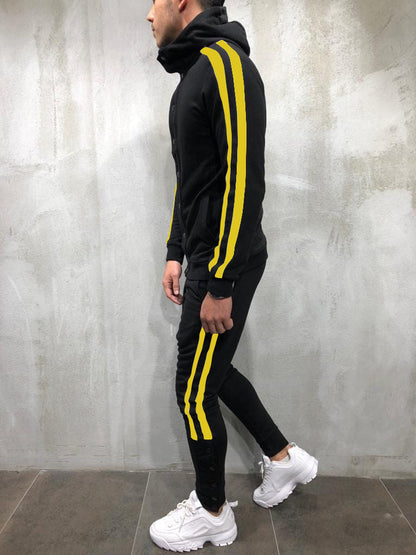 NGTG VORTEX Men’s Hooded Button-Up Cardigan & Jogger Set