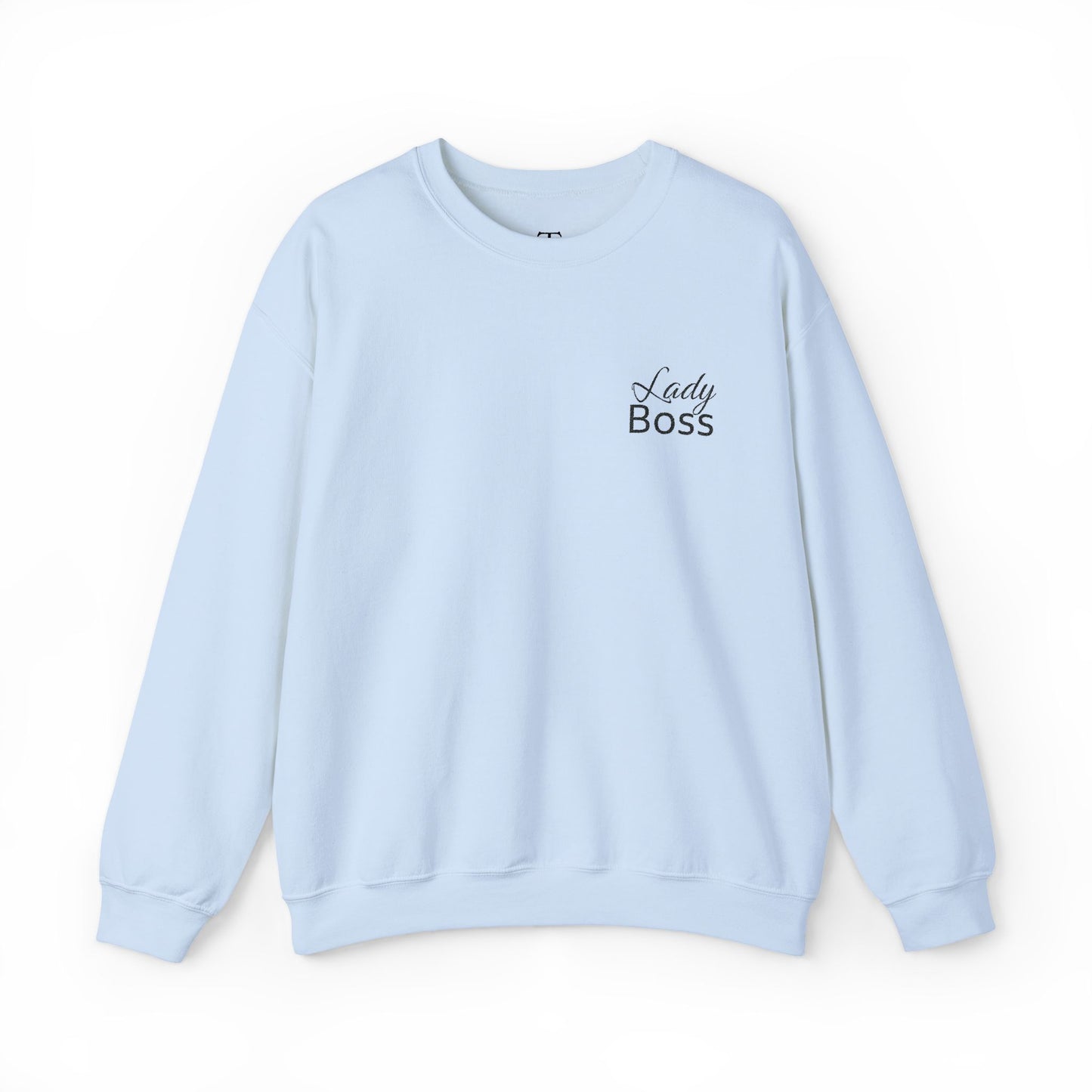 Besticktes „Lady Boss“-Sweatshirt (helle Farben)