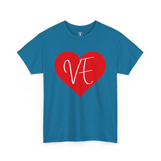 Valentinstag-Paar-T-Shirt „VE“