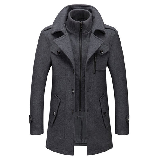 Jason X1 Business Woolen Cold-Resistant Coat