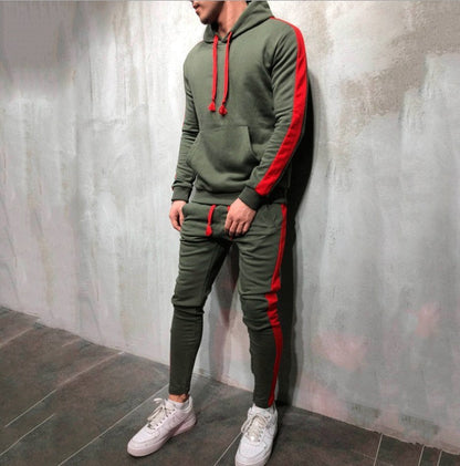 NGTG VORTEX Men’s Hooded Button-Up Cardigan & Jogger Set