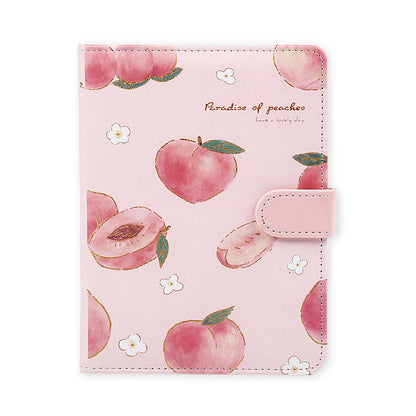 Cute and Sweet Peaches Hardcover Notebook