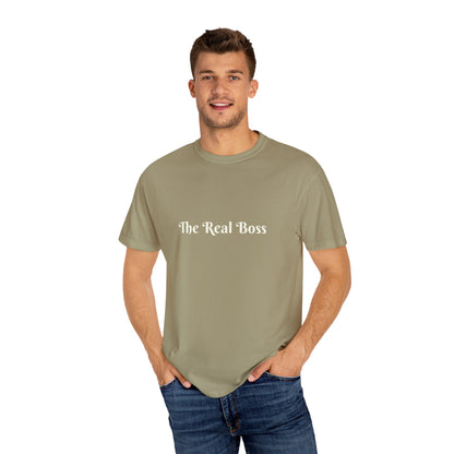 Unisex "The Real Boss" T-shirt